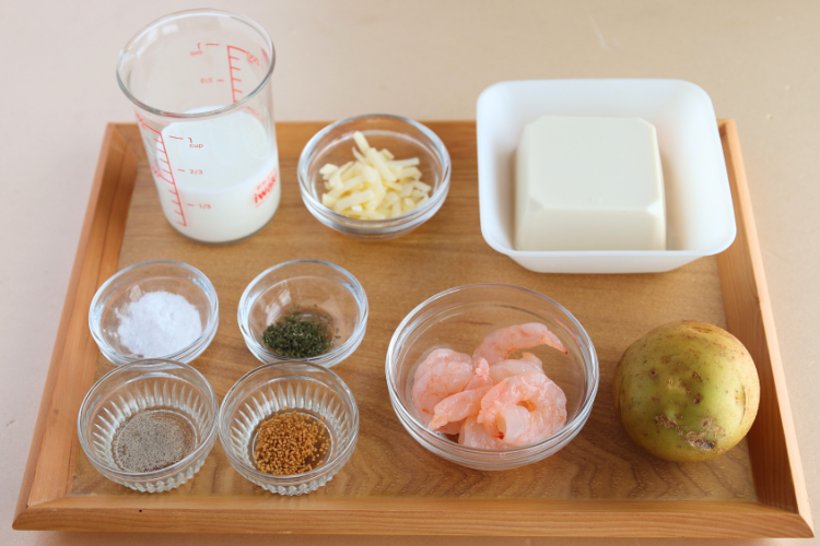 豆腐グラタン_材料