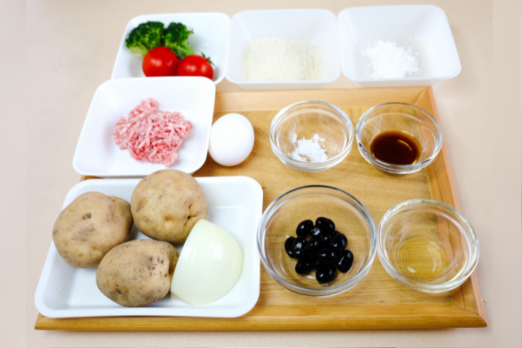 黒豆コロッケ_材料